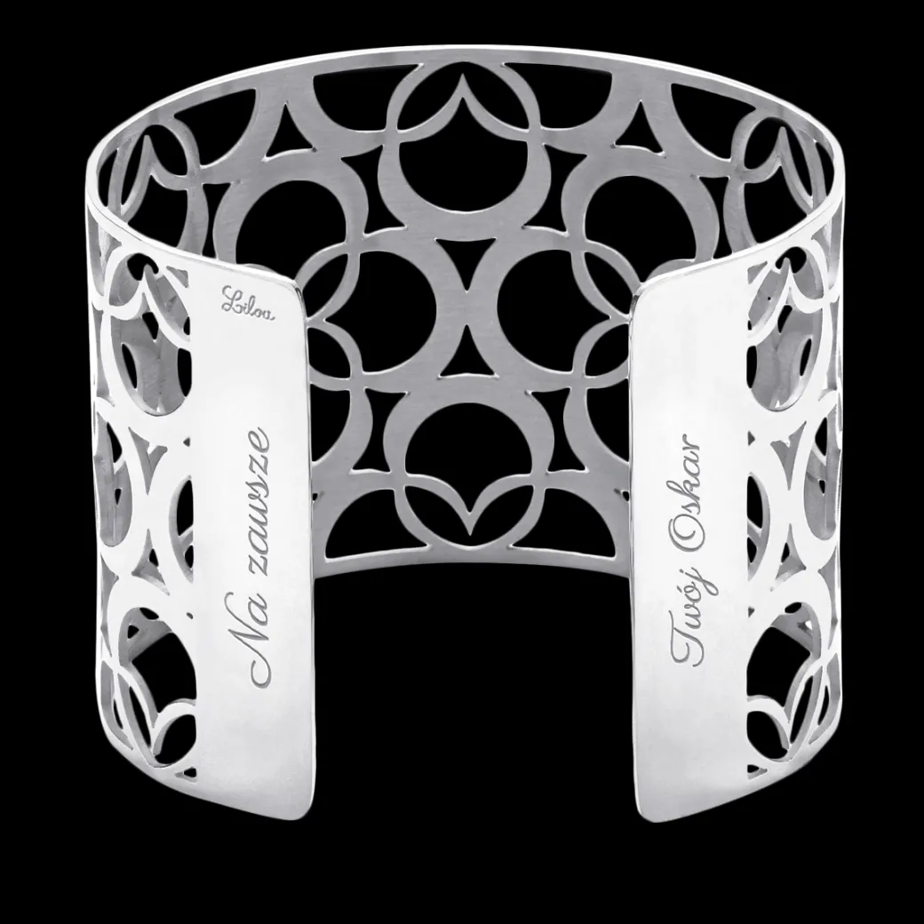 Bransoleta Caroline 50 mm stalowa^Lilou Online