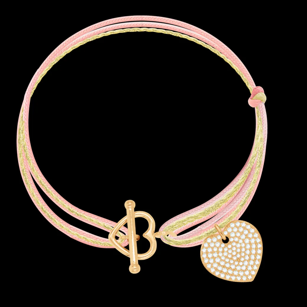Bransoletka Walentynki Pink Love^Lilou Clearance