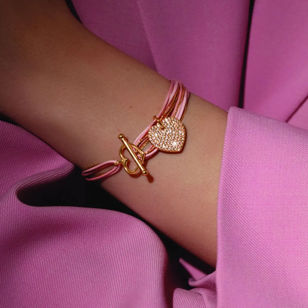 Bransoletka Walentynki Pink Love^Lilou Clearance