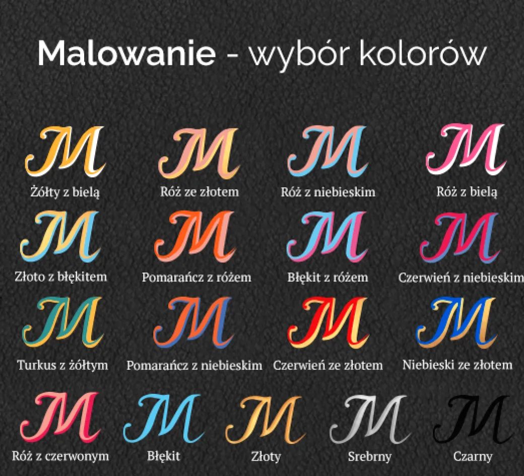 Brelok koniczyna czarna z okuciem w złotym kolorze^Lilou Fashion