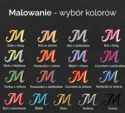 Brelok medalik czarny z okuciem w srebrnym kolorze^Lilou Sale