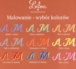 Brelok medalik pomarańczowy z okuciem w srebrnym kolorze^Lilou Online