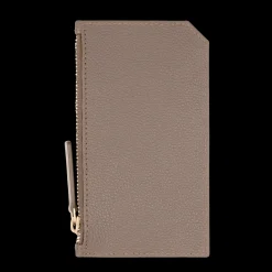 Card holder skórzany w kolorze mocca^Lilou New