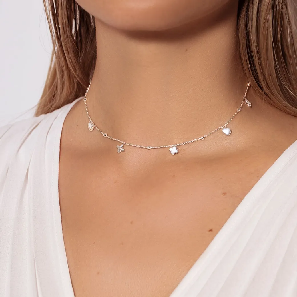 Choker Etincelle posrebrzany^Lilou New