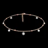 Choker Flowers różowe pozłocenie z niezapominajkami z masy perłowej^Lilou Outlet
