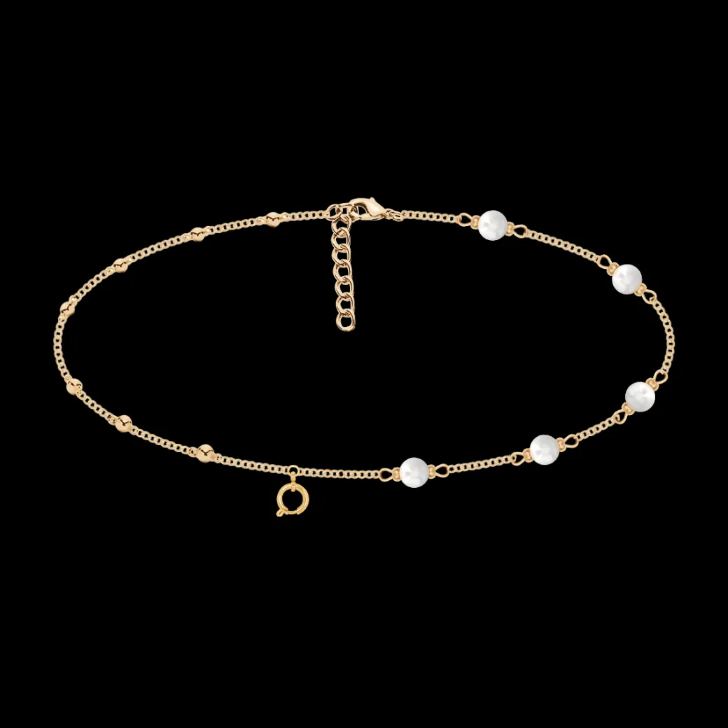Choker Pearls, pozłacany^Lilou Outlet