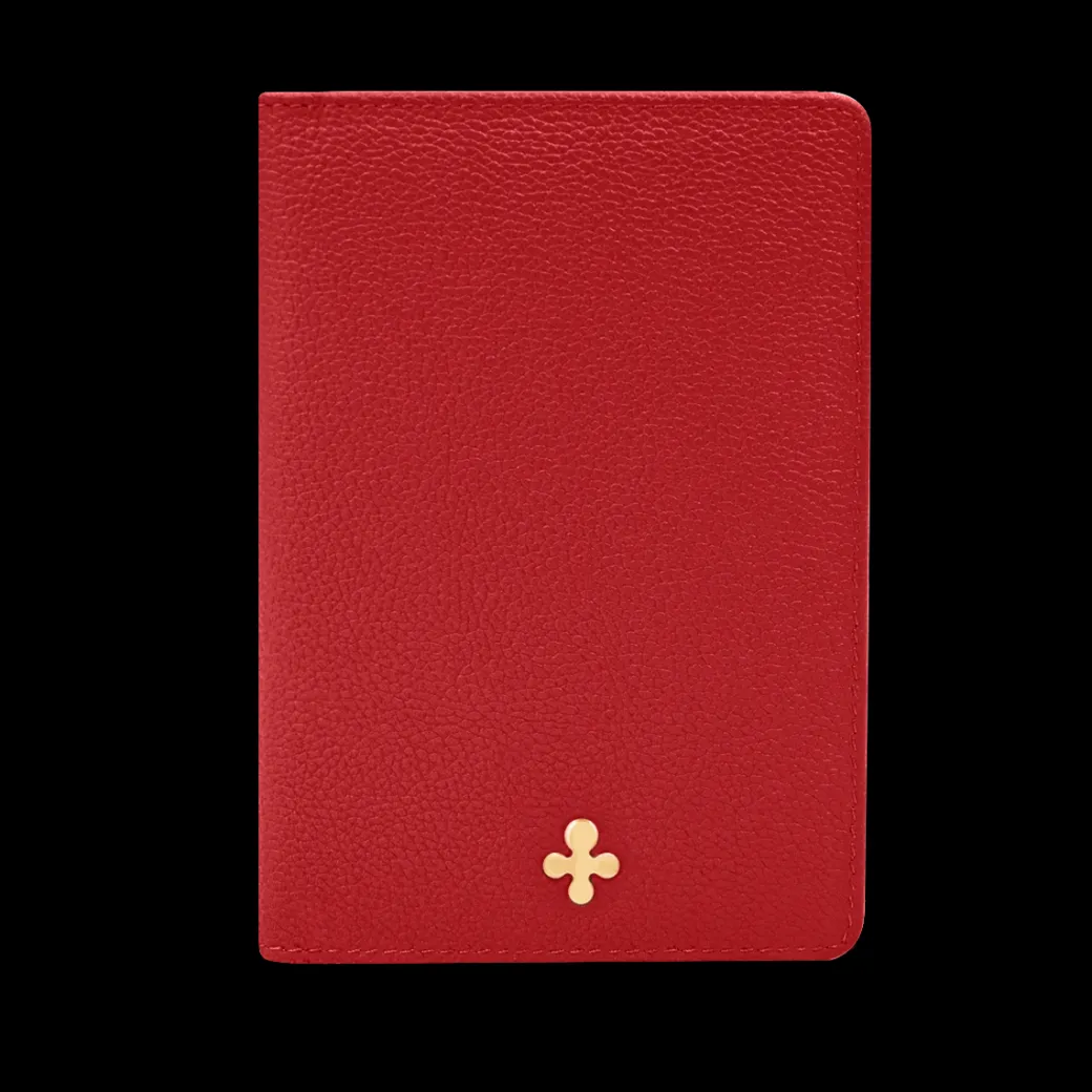 Etui na paszport w kolorze czerwonym^Lilou Clearance