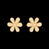 Kolczyki Flowers na sztyfcie pozłacane^Lilou Discount