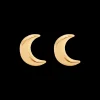 Kolczyki Lune na sztyfcie pozłacane^Lilou Online