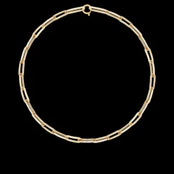 Naszyjnik Łańcuch No.7 pozłacany 50 cm^Lilou Online