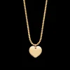 Naszyjnik Hearts z zawieszką serce pozłacany 40+5 cm^Lilou Online
