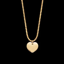 Naszyjnik Hearts z zawieszką serce pozłacany 40+5 cm^Lilou Online