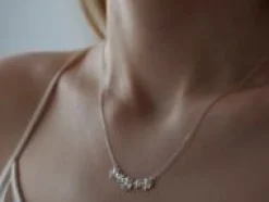 Naszyjnik Margaret 5 posrebrzany^Lilou Hot
