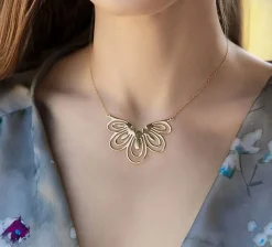 Naszyjnik Paw pozłacany^Lilou Fashion