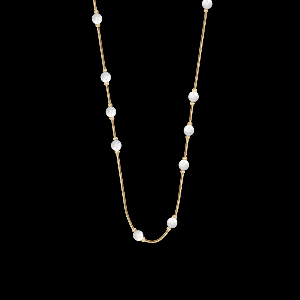 Naszyjnik Pearls pozłacany 60+5 cm^Lilou New