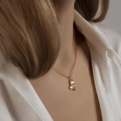 Naszyjnik Sparkling 2 pozłacany^Lilou Online