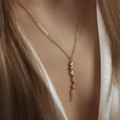 Naszyjnik Sparkling 1 pozłacany^Lilou Hot