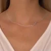 Naszyjnik ze srebrną nieskończonością na łańcuszku^Lilou Fashion