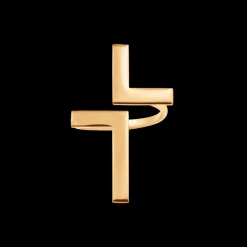 Pierścionek Cross pozłacany^Lilou Discount