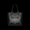 Shopper, czarny krokodyl^Lilou Hot