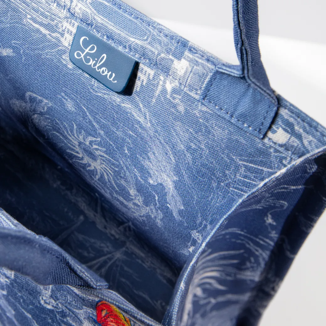 Shopper Opowieść 48.4 z tkaniny Canvas, niebieski^Lilou Discount
