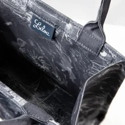 Shopper Opowieść 48.4 z tkaniny Canvas, granatowy^Lilou Hot