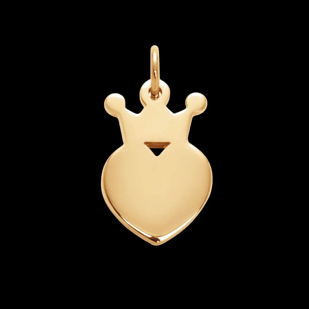 Zawieszka korona King 1,5 cm pozłacana^Lilou Fashion