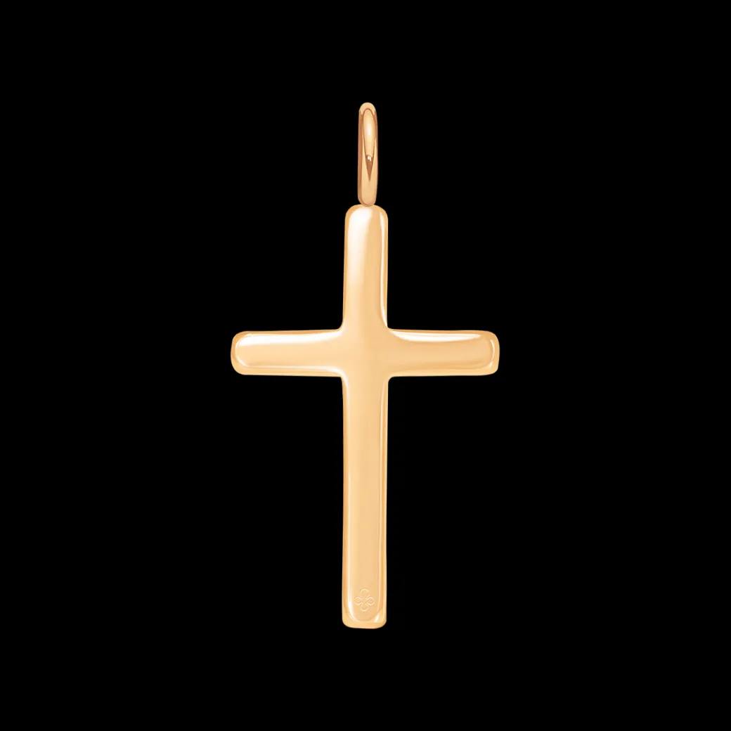 Zawieszka krzyżyk 2,2 cm pozłacana^Lilou Fashion