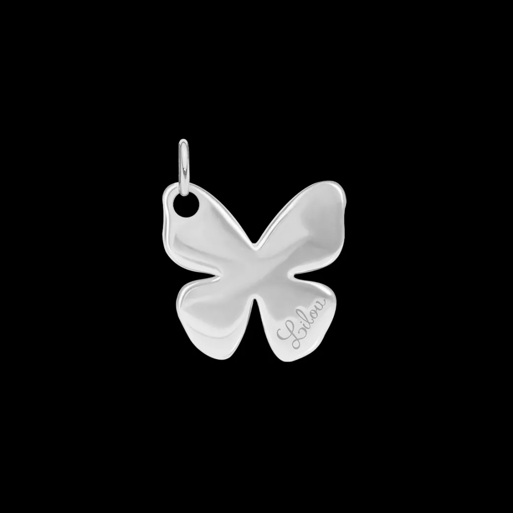 Zawieszka Papillon 1 cm posrebrzana^Lilou Best