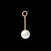 Zawieszka wisząca Pearl Lobe 2,6 cm, pozłacana^Lilou Best