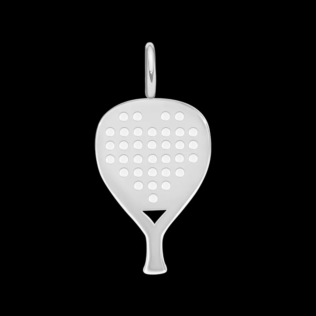 Zawieszka wisząca Rakieta do Padla 2,2 cm, posrebrzana^Lilou Outlet
