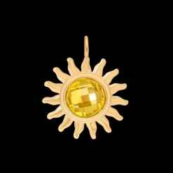 Zawieszka wisząca Soleil 1,2 cm, pozłacana^Lilou Discount