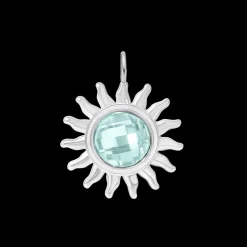 Zawieszka wisząca Soleil 1,2 cm, posrebrzana^Lilou Fashion