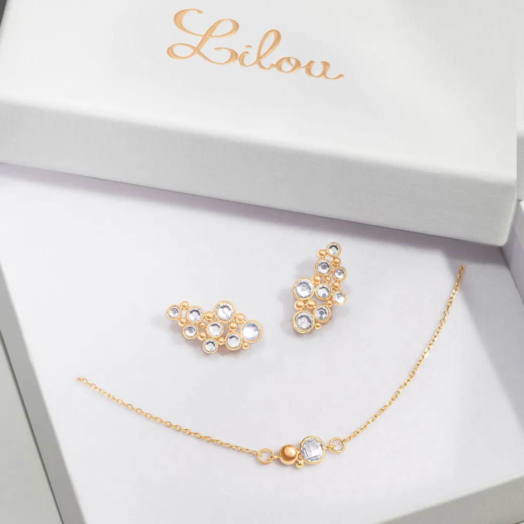 Zestaw Sparkling 2 pozłacany^Lilou Fashion